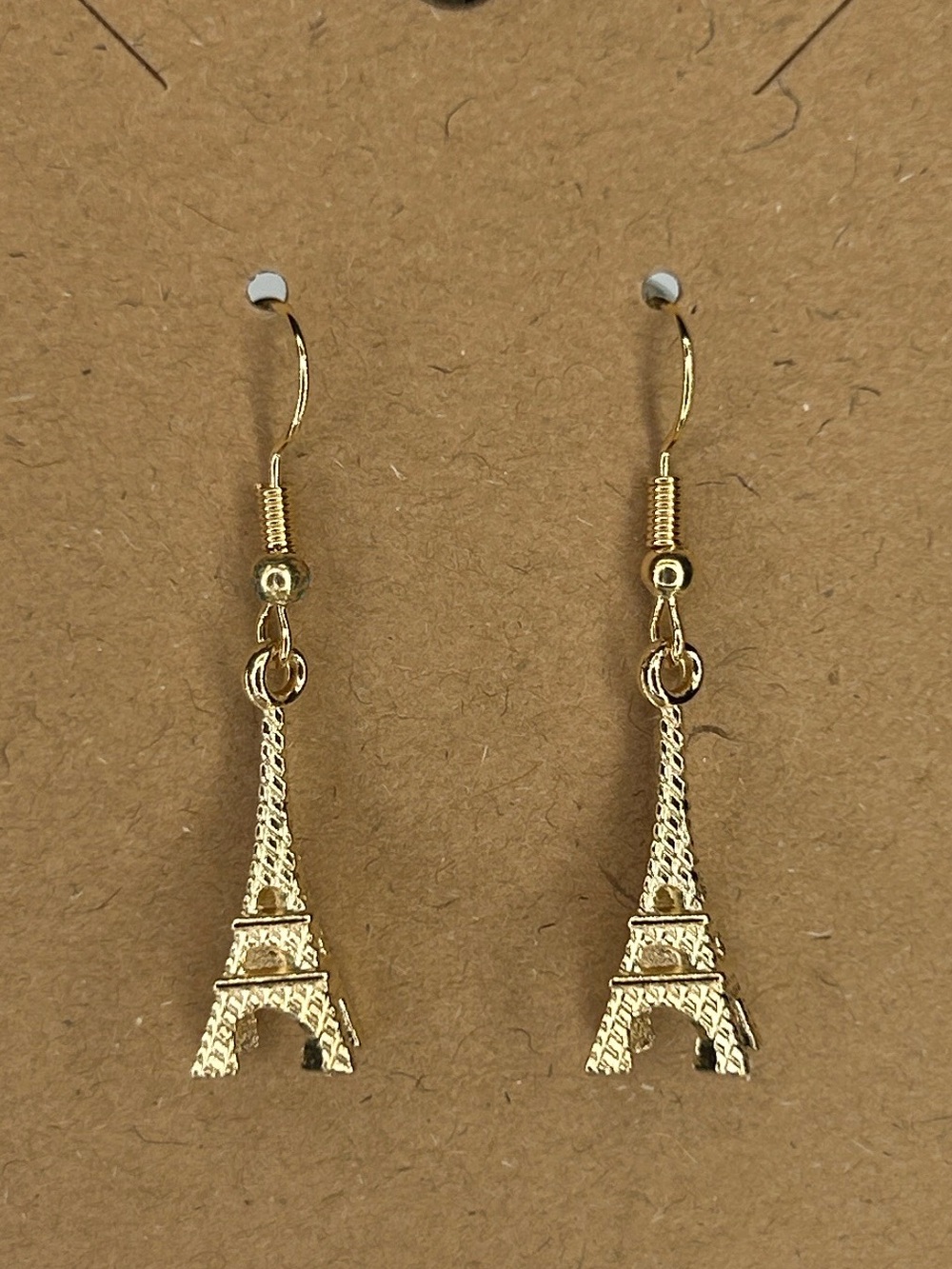 Gold Eiffel Tower Dangle Earrings Fashion Jewelry